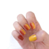 Làm móng mùa hè Clay Pumpkin Yellow Gradient Nail Ba Lan Trắng Cam Gradient Gradient Liệu pháp 2018 Màu mới - Sơn móng tay / Móng tay và móng chân màu móng chân đẹp cho da ngăm Sơn móng tay / Móng tay và móng chân