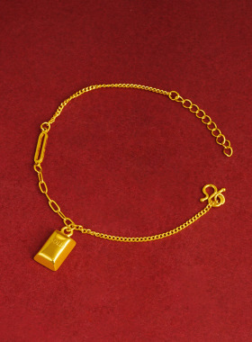 暴富小金条项链女2025年新款