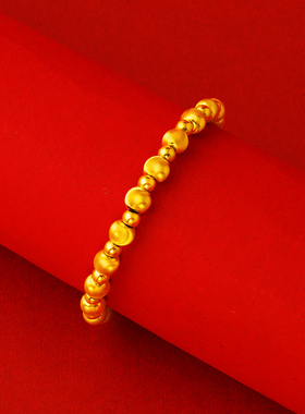 猫眼古法金珠传承不掉色饰品手串