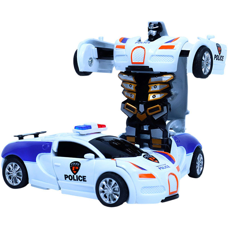 儿童玩具车男孩宝宝一键变形玩具碰撞小汽车模型越野撞击警车赛车,淘宝优惠券,粉丝福利购,淘宝优惠卷