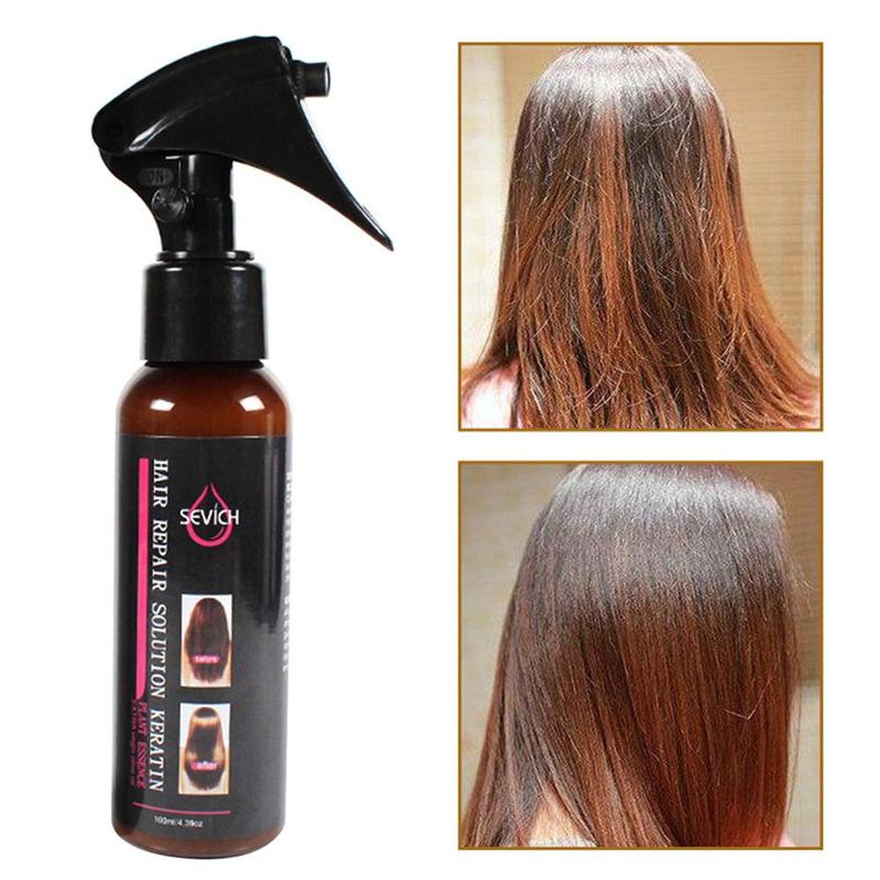 100ml Hair Care Smoothing Spray To Repair Dyeing Ironing Hai - 图3