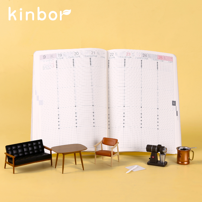 kinbor笔记本2023时间轴手帐本A5日程本管理记事本手账计划日记本 - 图2
