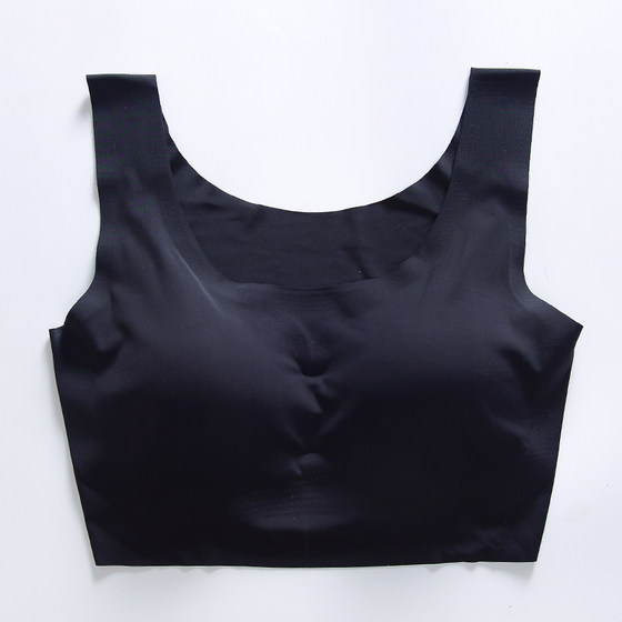 Sports seamless push-up vest style bra