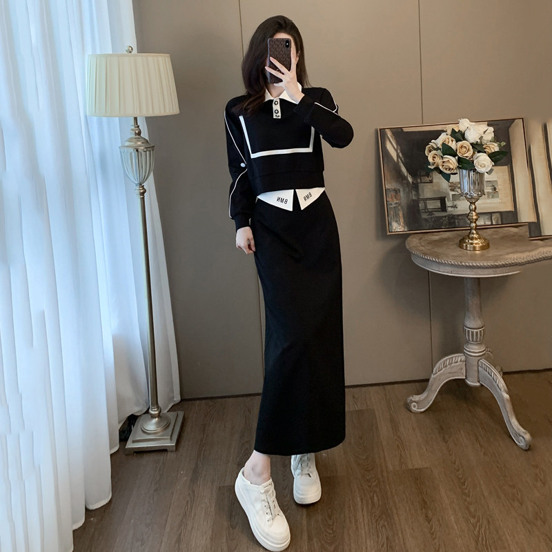 时尚休闲套装裙女秋冬2025新款洋气显瘦卫衣半身裙气质加绒两件套,淘宝优惠券,粉丝福利购,淘宝优惠卷