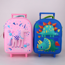 Australian school bag smiggle kindergarten Baby pull rod small bag with telescopic suitcase