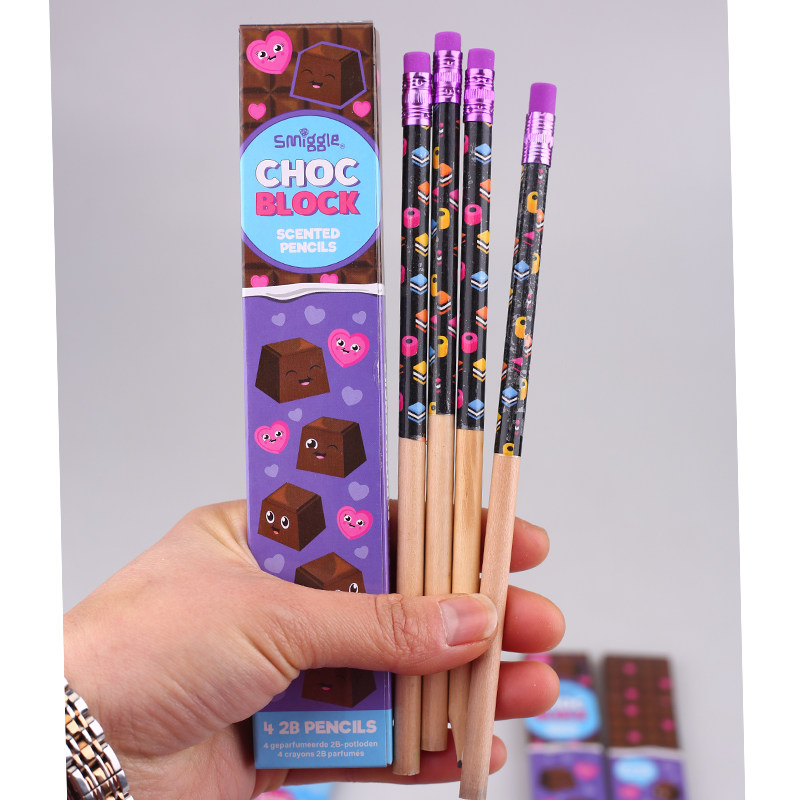 澳洲smiggle香味橡皮头笔考试专用2b铅笔绘画笔,淘宝优惠券,粉丝福利购,淘宝优惠卷