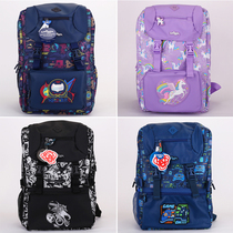 Australian School Bag Smiggle double shoulder bag Elementary students minus children Double buckle Postpack Large capacity with chest buckle
