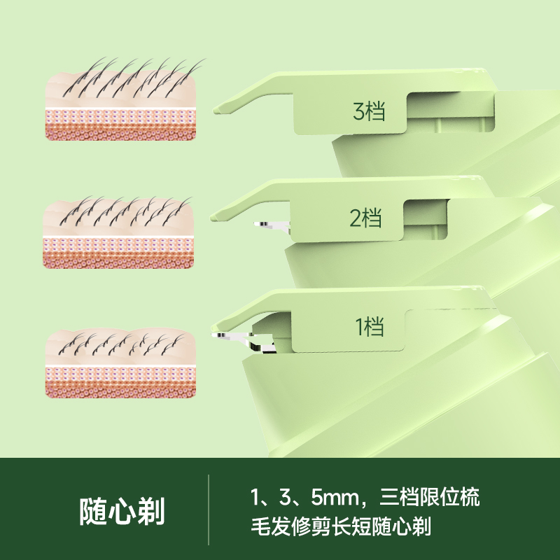 开奕女士专用电动私护剃毛刀手自一体vio净肤仪三角区私处刮毛刀-图2