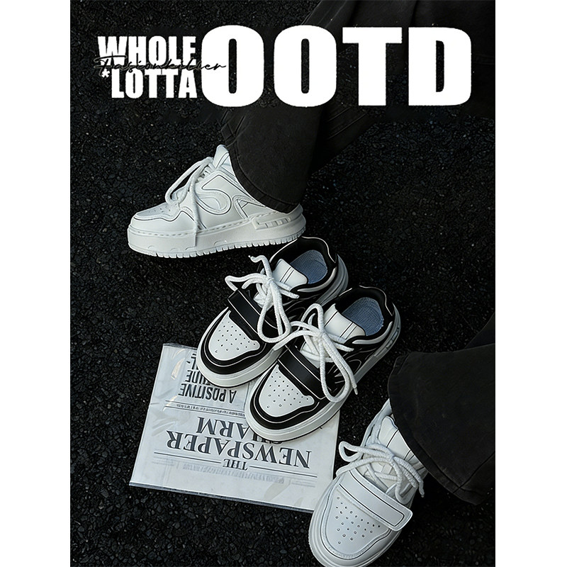 NewRockStarChoppa 厚底增高面包鞋男潮秋冬休闲运动百搭学生板鞋,淘宝优惠券,粉丝福利购,淘宝优惠卷