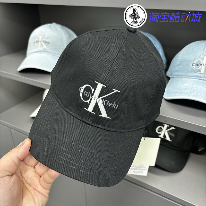 Calvin Klein/CK Jeans经典款棒球帽刺绣男女运动休闲帽405040G
