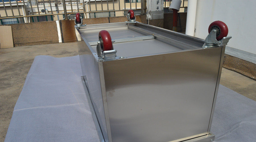 可推拉商用酒店加厚不锈钢拉门打荷台厨房操作台食堂储物柜带轮子,淘宝优惠券,粉丝福利购,淘宝优惠卷