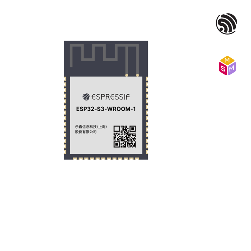 ESP32-S3-WROOM-1物联网 Wi-Fi+蓝牙双核MCU支持SPI模组-图3