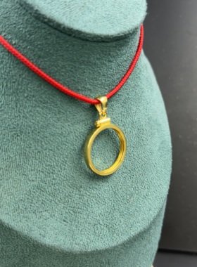 蛇年生肖纪念币边框建设行3克直男径16mm5克直径20mm专用吊坠边框