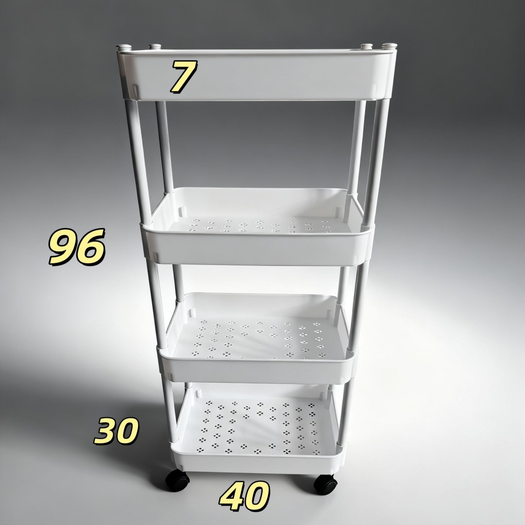 浴室置物架小推车书架客厅收纳储物置物架厨房卫生间落地式多功能,淘宝优惠券,粉丝福利购,淘宝优惠卷