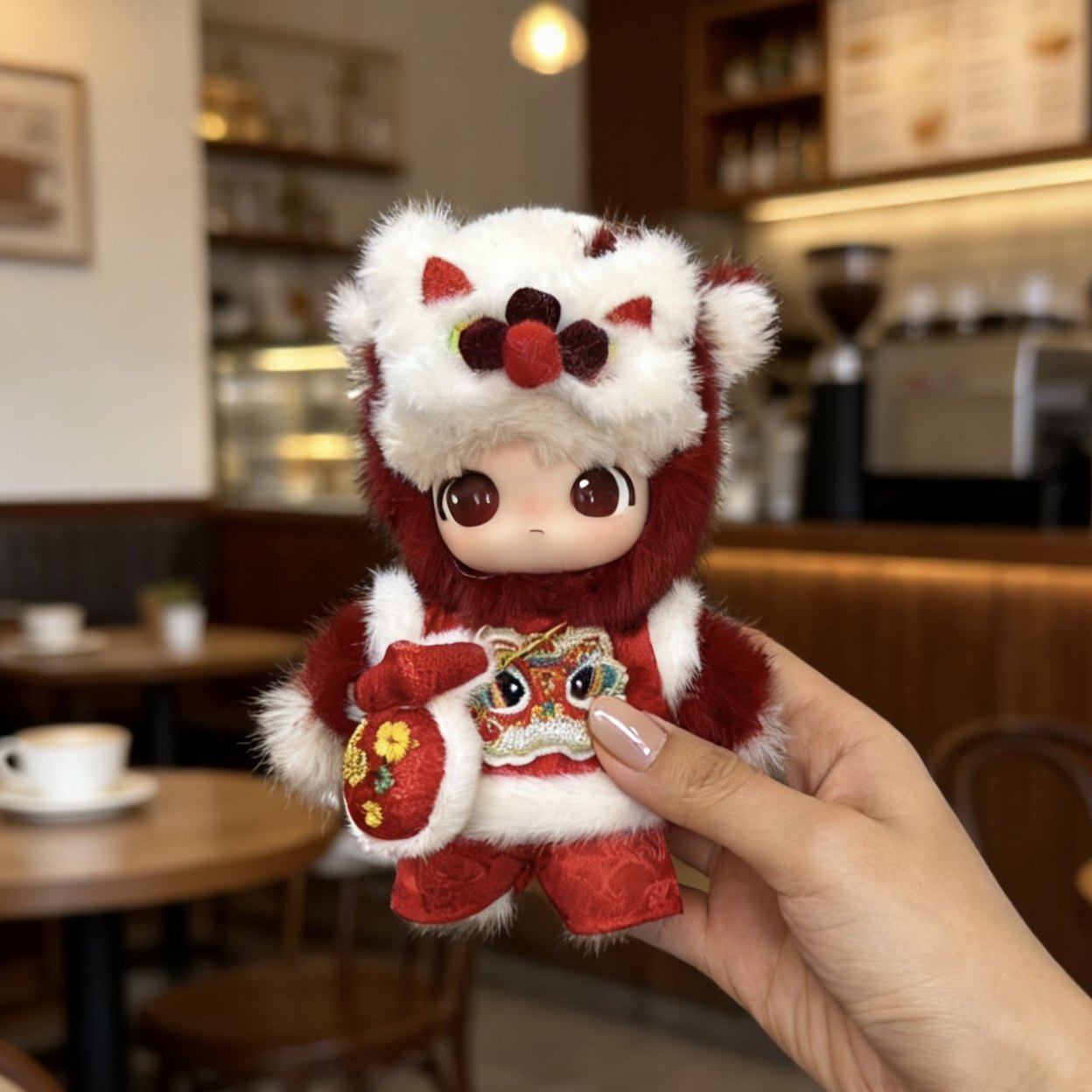 马力全开娃衣dimoo通关马娃衣服15cm毛绒挂件可爱红新年喜庆着替,淘宝优惠券,粉丝福利购,淘宝优惠卷