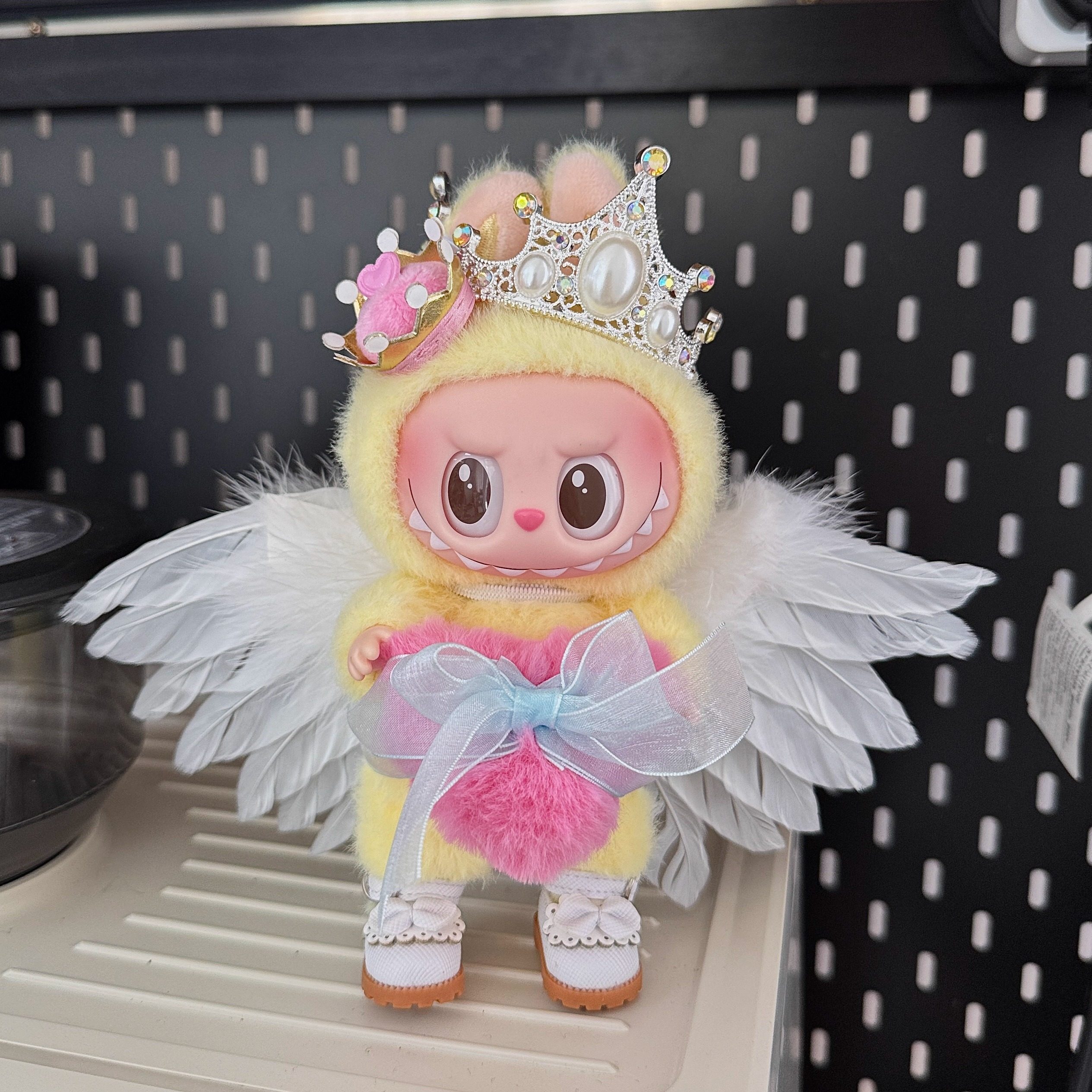 拉布布娃衣象棋大冒险搪胶Queen小皇后衣服裙可爱蝴蝶结翅膀套装,淘宝优惠券,粉丝福利购,淘宝优惠卷