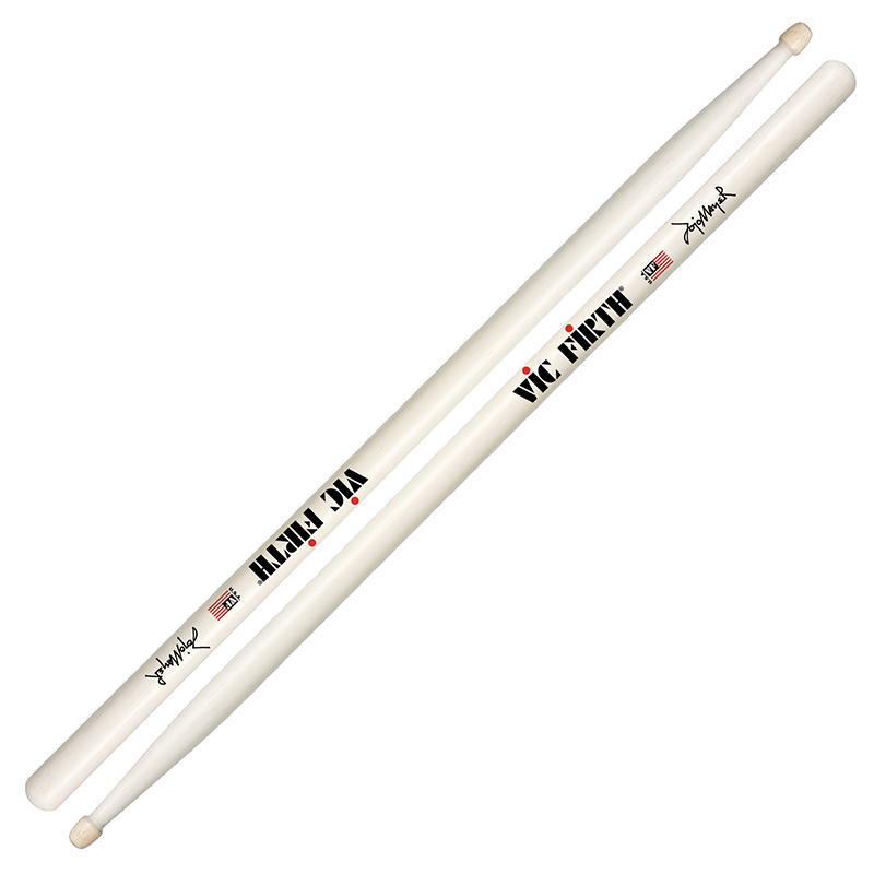 美产Vic Firth SJM Jojo Mayer 大师签名款 白色  架子鼓鼓棒 槌