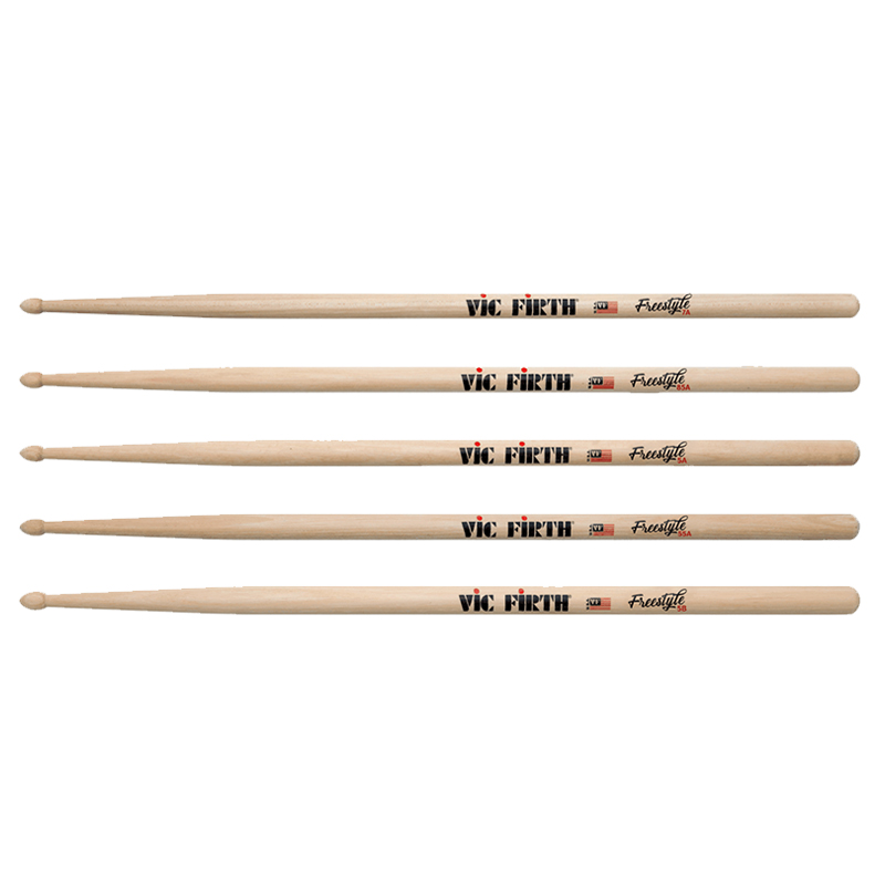 美产2019 VicFirth fs5a 7a 85a 55a 5b新款Freestyle架子鼓鼓棒 - 图3