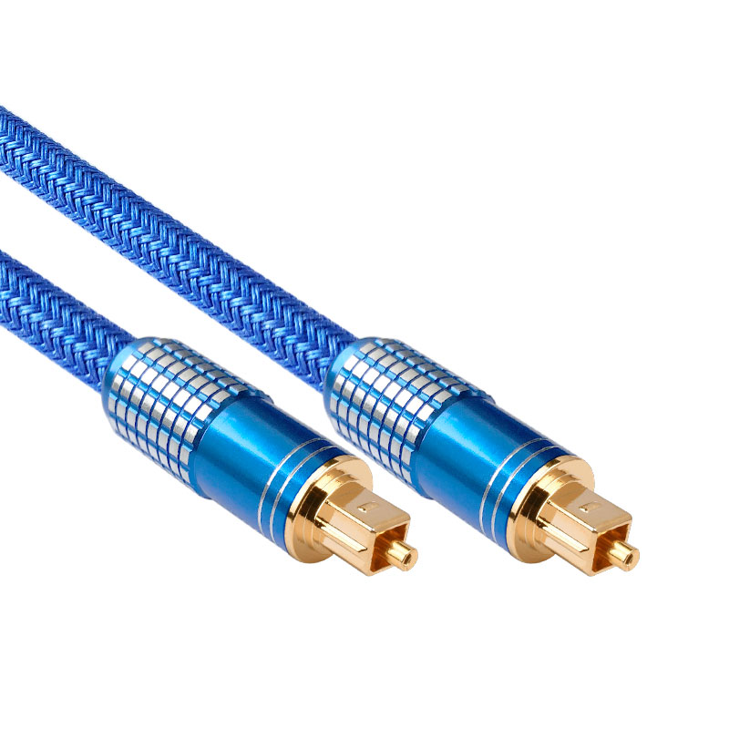 Square mouth audio fiber optic cable projector amplifier cable