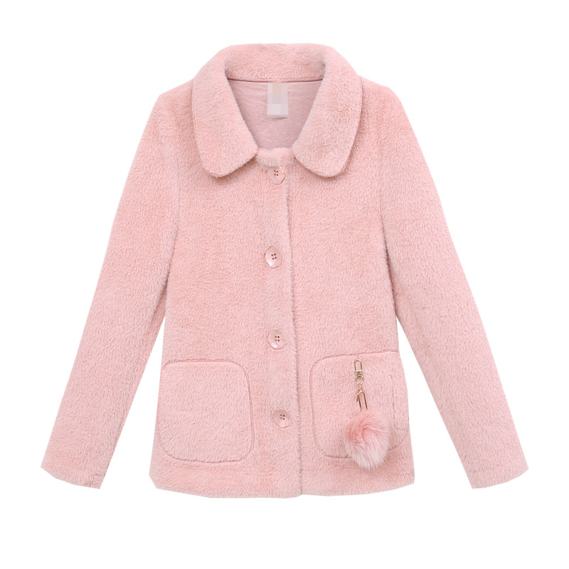 小个子黄金水貂绒女士2020年短外套 梦思城短外套