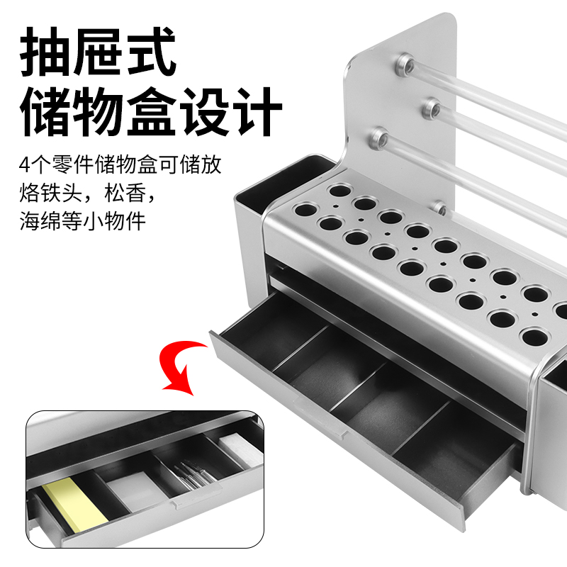 鹿仙子手机维修螺丝刀收纳盒多功能五金零件工具插盒桌面收纳架子 - 图2