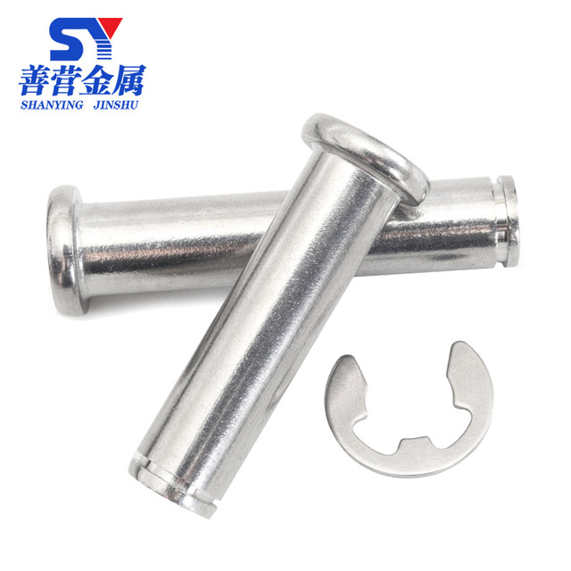 304 stainless steel flat head with slotted pin cylinder