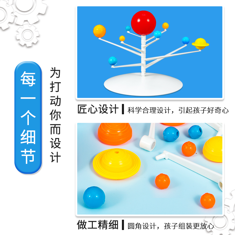 八大行星太阳系宇宙天体模型DIY学生创意手工小制作科学实验套装 - 图2