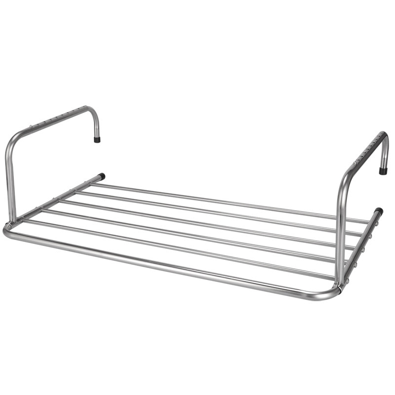 不锈钢阳台小型晾晒架窗外晒鞋架窗户晒被子挂架窗台折叠晾衣架,淘宝优惠券,粉丝福利购,淘宝优惠卷