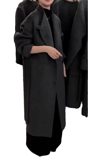 工厂直售羊毛大衣女2025年新款高端不起球双面羊毛大衣长款韩版
