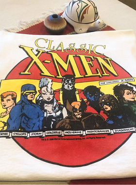 Classic X-Men T-shirt短袖t恤 White 90s Street fashion