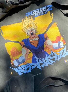 Dragon Ball z龙珠Z Adventure anime vintage日系T-shirt短袖t恤