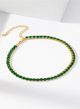 其他女铜锆石欧美铜镀18K真金