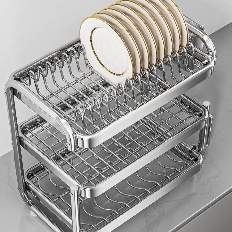 不锈钢厨房置物架碗碟碗盘沥水架多功能放碗架碗筷收纳盒碗柜,淘宝优惠券,粉丝福利购,淘宝优惠卷