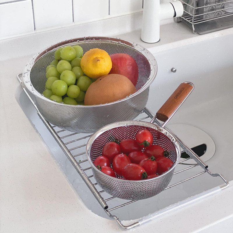 家图腾304不锈钢沥水篮淘米洗菜捞面炸网麻辣烫漏勺煮面厨房滤网,淘宝优惠券,粉丝福利购,淘宝优惠卷