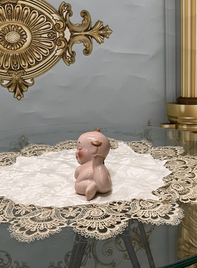 专柜卖的德国古董浓汤丘比特玩偶收藏收集回流老瓷器