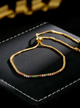 周也同款珍珠手链女轻奢小众精致