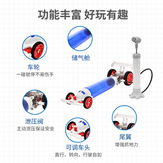 Аэродинамические игрушка 工厂发货老爸评测玩物百科空气动力玩具车科学实验益智亲子玩具