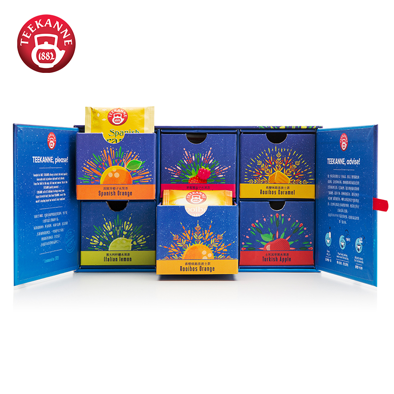 Teekanne 圣诞礼盒水果茶袋泡茶生日礼物送礼养生花果茶叶包组合
