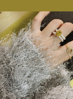 买一送一green秋冬皮女贝珠珍珠