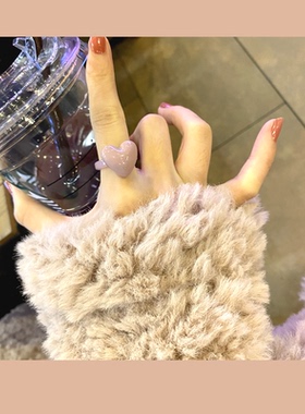 小熊戒指透明日韩GRENNXINP