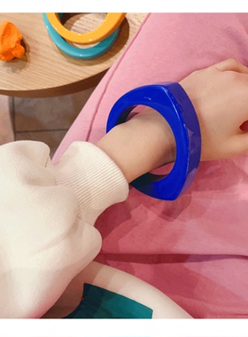 其他日韩女树脂手镯可爱