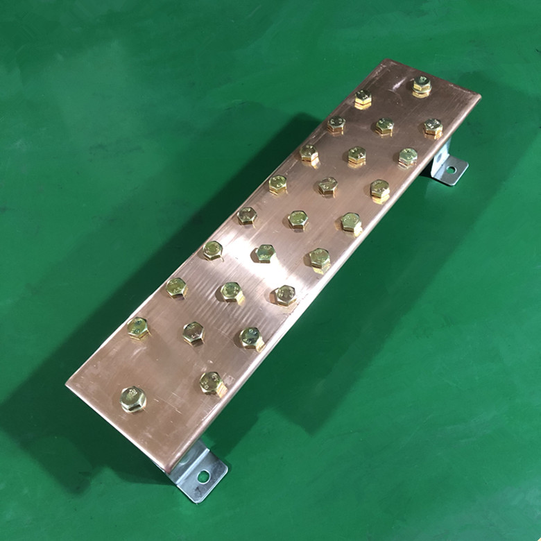 铜接地排接地铜排接地汇流排通信机房基站接地排接线排10*100*4