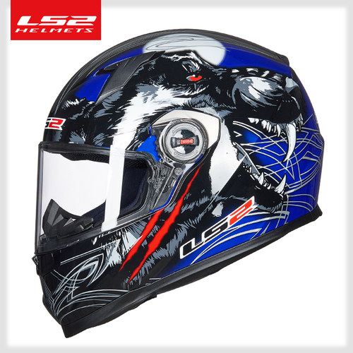 LS2头盔摩托车全盔男女电动车四季通用防雾卡丁车赛跑车机车FF358 - 图3