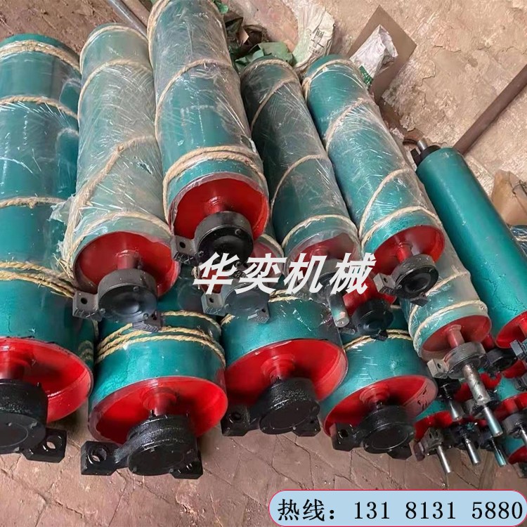 供应矿用电动滚筒电动滚轮输送带滚筒油冷式电动滚筒定制直发-图1