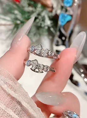金包银闪钻马上有钱女戒