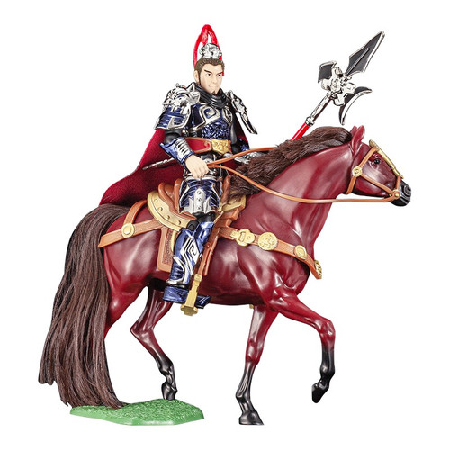 三国演义赵云诸葛亮张飞吕布手办五虎上将模型摆件可动兵人偶玩具 - 图3