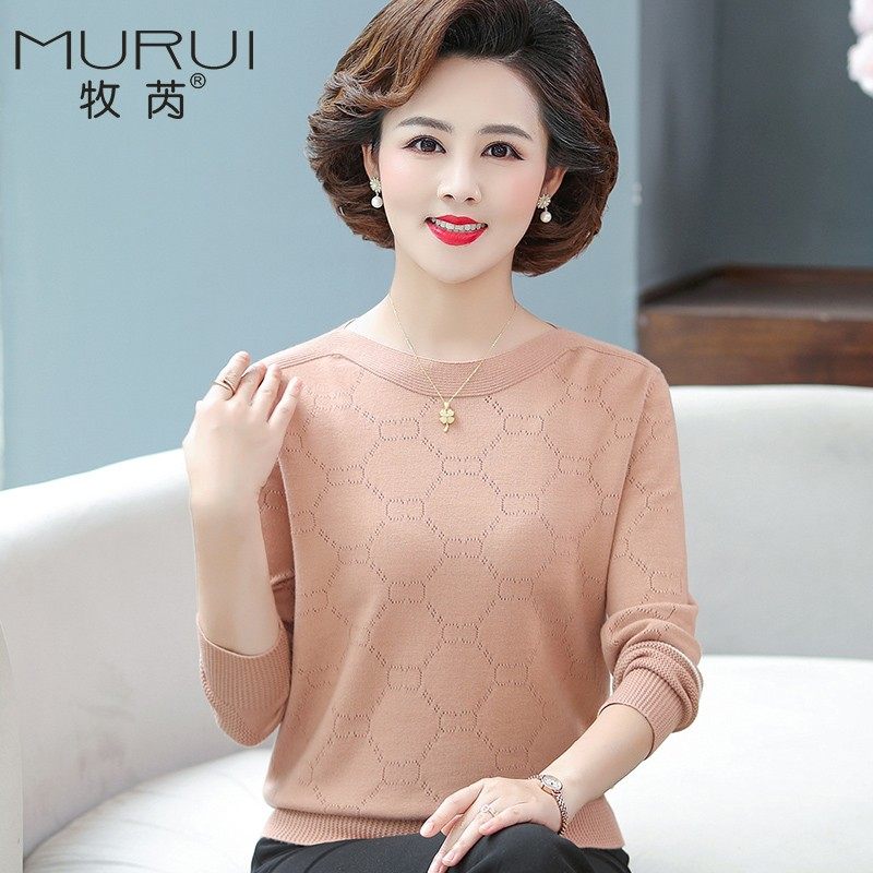 2020套头上衣服毛衣 牧芮中老年女装