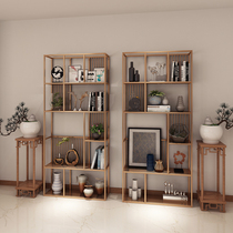 Nordic Iron Art Shelf Living Room Partition Office Bookshelves Landing Display Rack Multilayer Clothing Shelves