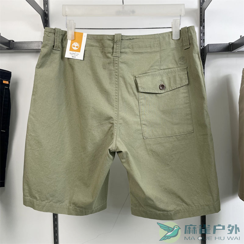 23春夏新款Timberland添柏岚男装户外休闲运动宽松直筒短裤A6BJ6-图1