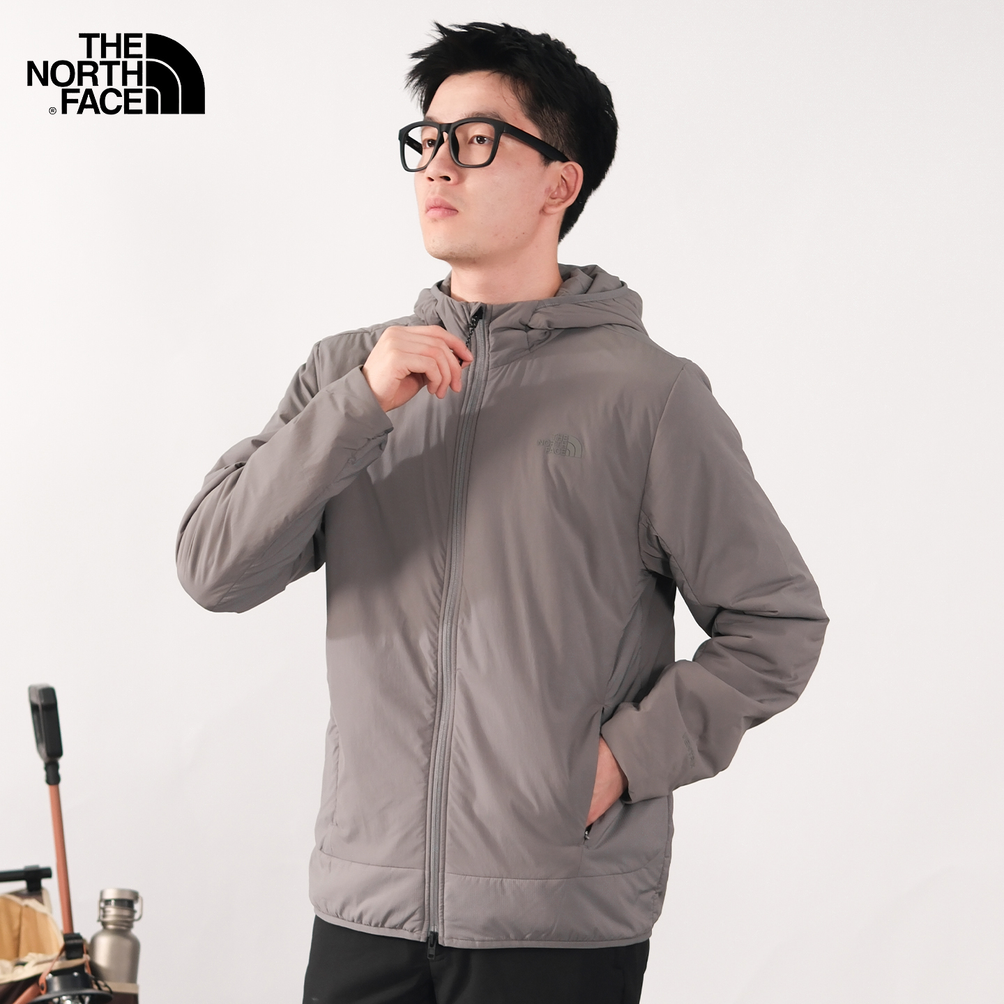 25秋冬新款款TheNorthFace北面户外男子休闲防泼水保暖棉服 8FJ6 - 图0
